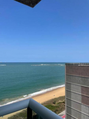 Flat aconchegante vista mar